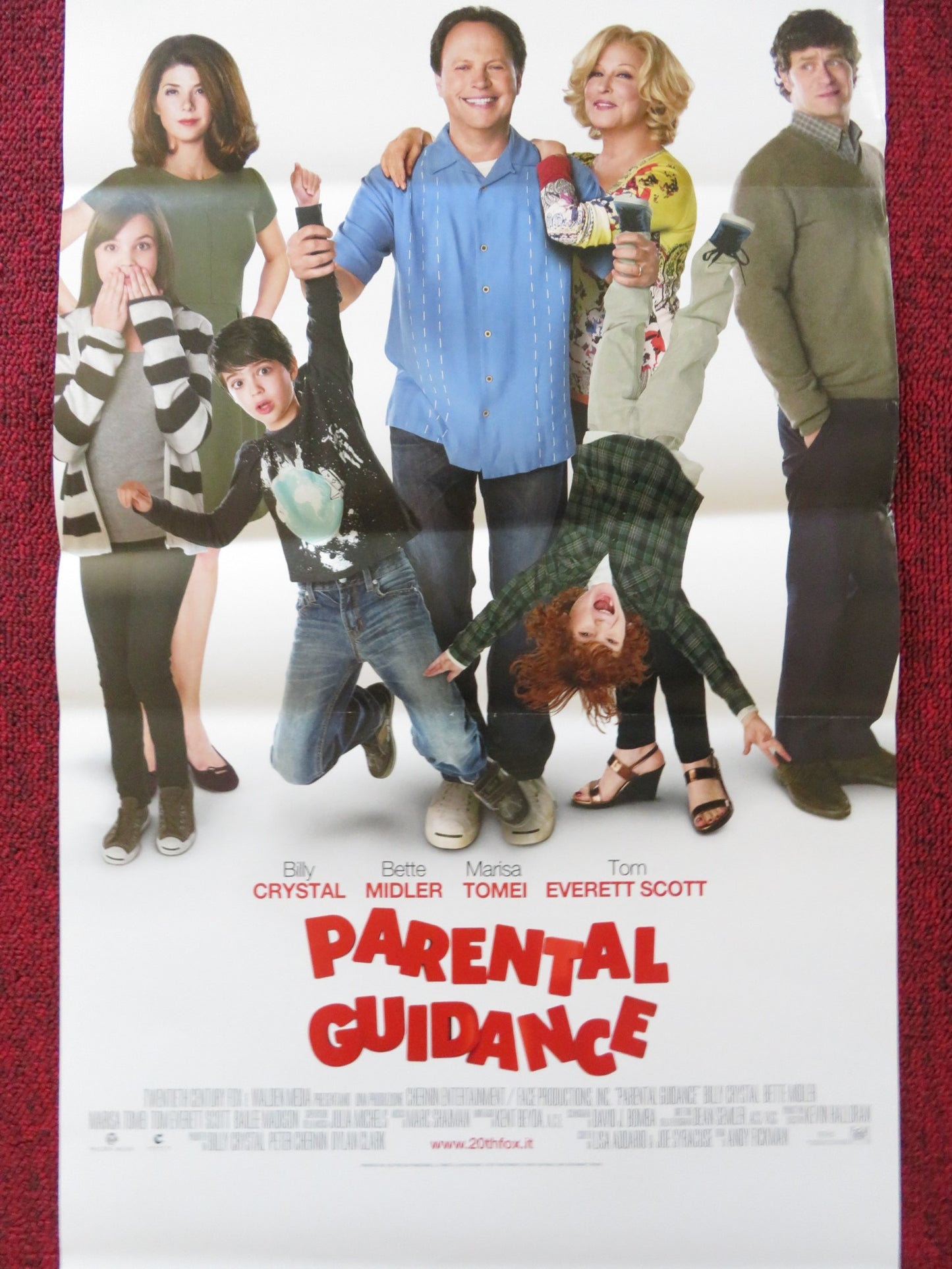 PARENTAL GUIDANCE ITALIAN LOCANDINA POSTER BILLY CRYSTAL BETTE MIDLER 2012