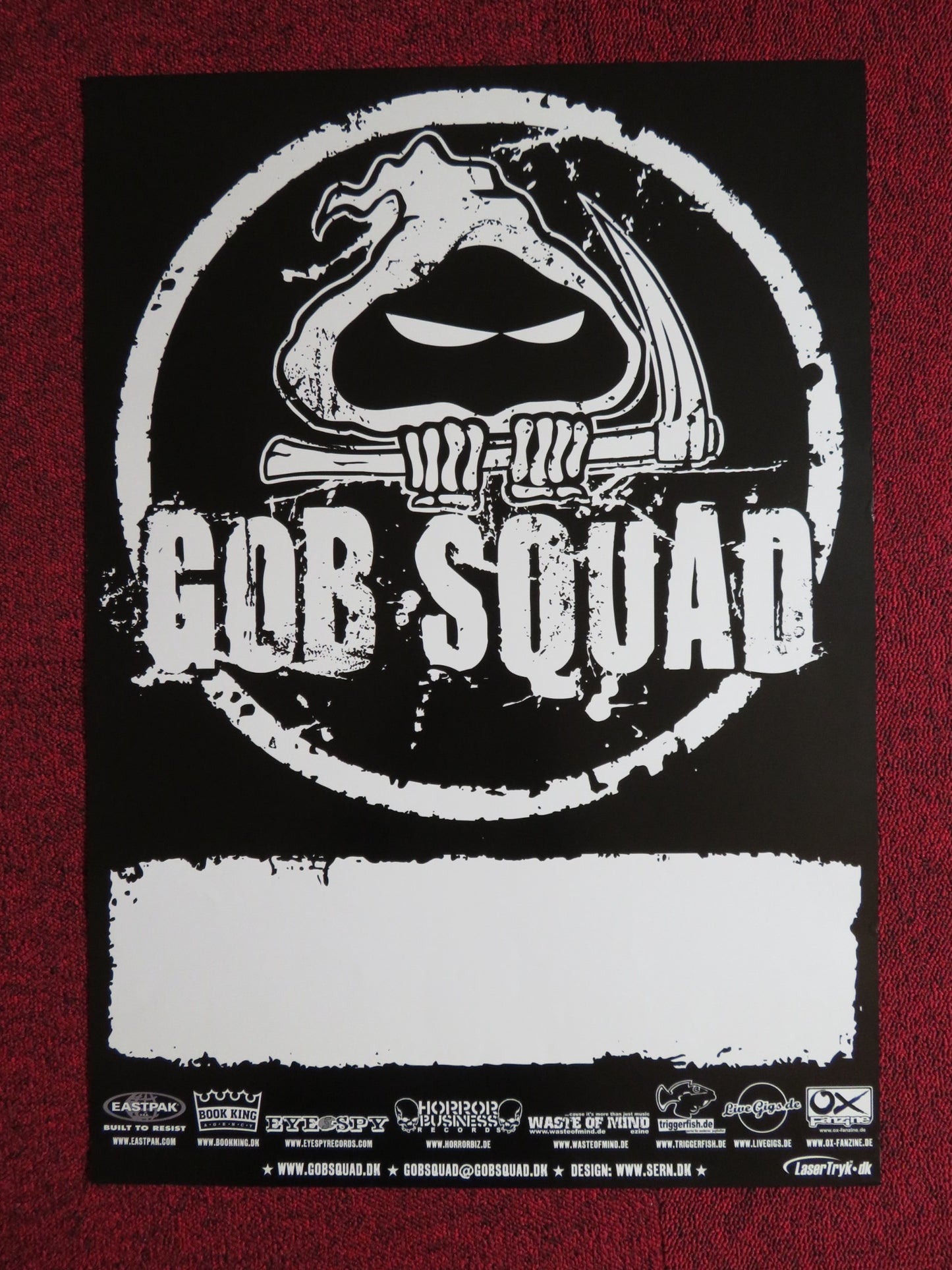 GOB SQUAD GERMAN MUSIC PROMO  BAND POSTER 2000'S