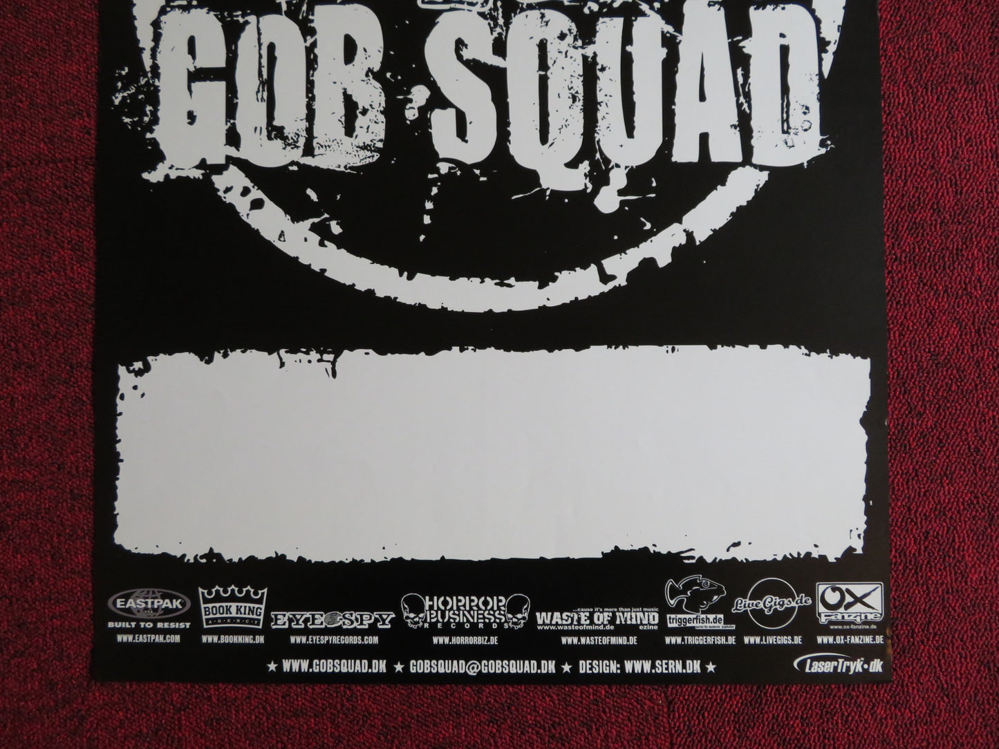 GOB SQUAD GERMAN MUSIC PROMO  BAND POSTER 2000'S