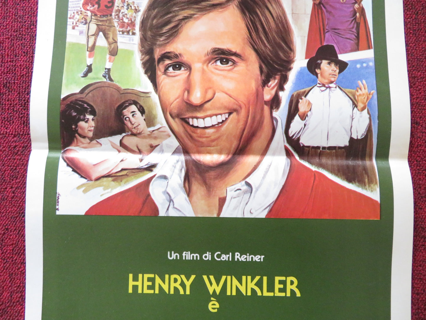 THE ONE AND ONLY ITALIAN LOCANDINA POSTER HENRY WINKLER KIM DARBY 1978