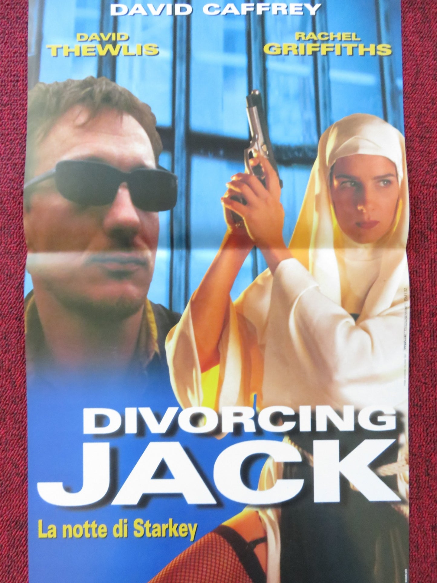 DIVORCING JACK ITALIAN LOCANDINA POSTER DAVID THWLIS RACHEL GRIFFITHS 1998