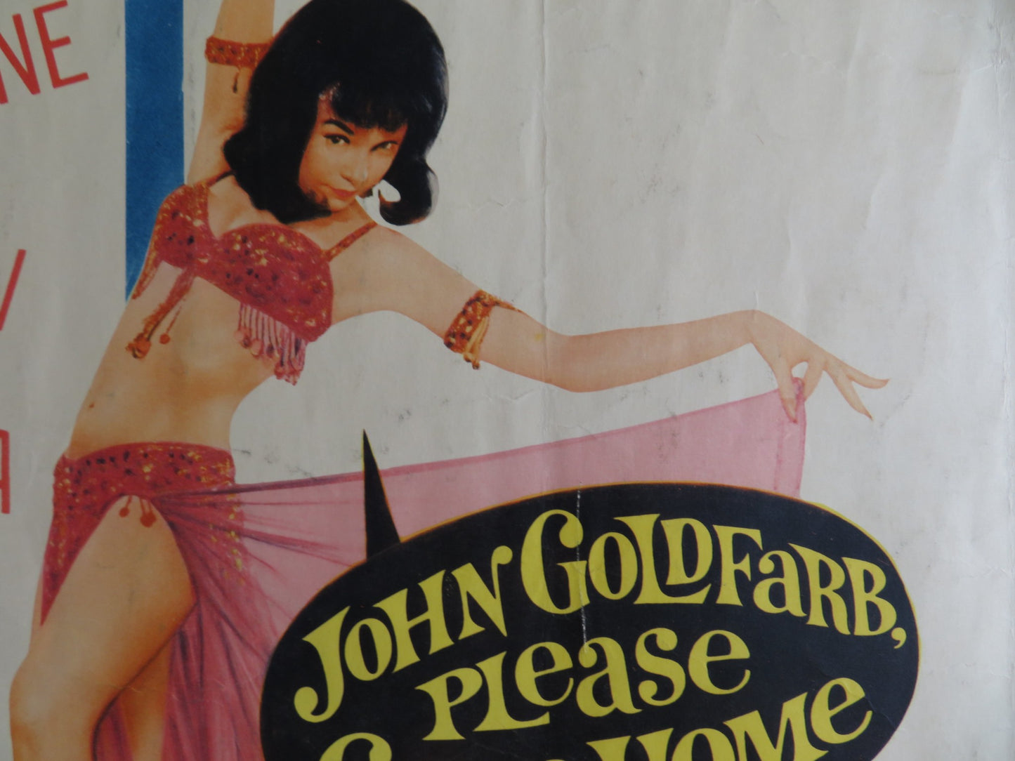 JOHN GOLDFARB, PLEASE COME HOME US HALF SHEET (22"x 28") POSTER S. MACLAINE 1964