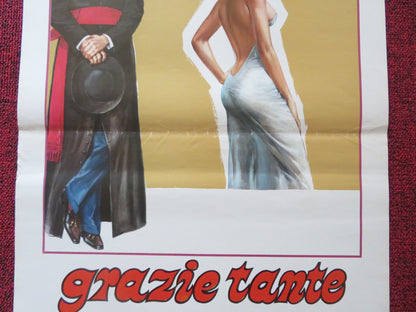 GRAZIE TANTE ARRIVEDEREI ITALIAN LOCANDINA POSTER CARMEN VILLANI 1977