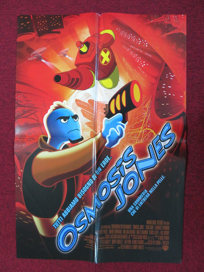 OSMOSIS JONES ITALIAN FOGLIO POSTER CHRIS ROCK LAURENCE FISHBURNE 2001