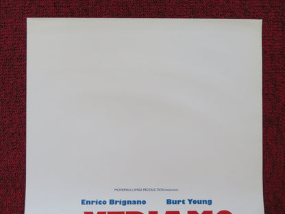 CI VEDIAMO DOMANI ITALIAN LOCANDINA POSTER ENRICO BRIGNANO BURT YOUNG 2013