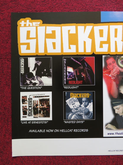 THE SLACKERS DUTCH MUSIC PROMO POSTER ALBUM / TOUR POSTER 2002