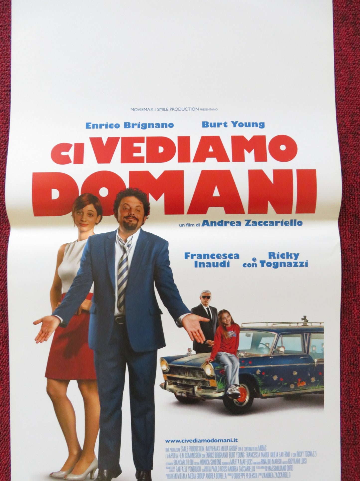 CI VEDIAMO DOMANI ITALIAN LOCANDINA POSTER ENRICO BRIGNANO BURT YOUNG 2013