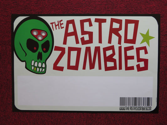 THE ASTRO ZOMBIES US MUSIC PROMO POSTER BAND POSTER 1990S