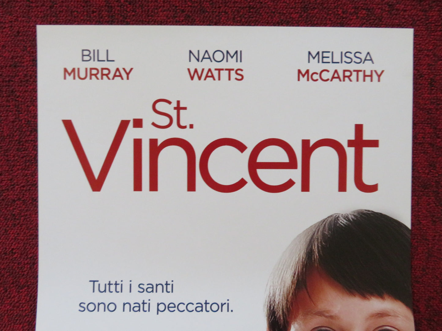 ST. VINCENT ITALIAN LOCANDINA POSTER BILLY MURRAY NAOMI WATTS 2014