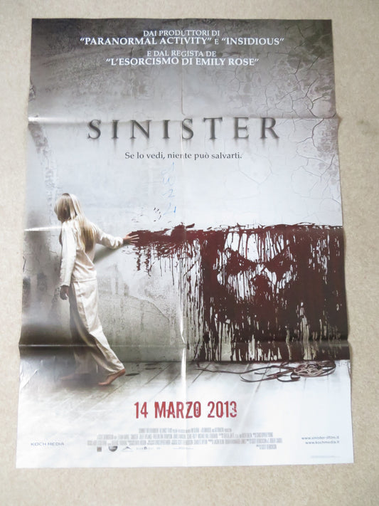 SINISTER ITALIAN 2 FOGLIO POSTER ETHAN HAWKE JULIET RYLANCE 2013