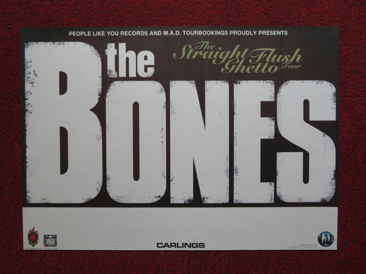 THE BONES THE STRAIGHT FLUSH GHETTO TOUR MUSIC PROMO POSTER TOUR POSTER 2004