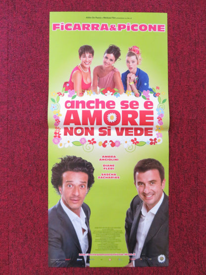 ANCHE SE E AMORE NON SI VERDE ITALIAN LOCANDINA POSTER AMBRA ANGIOLINI 2011