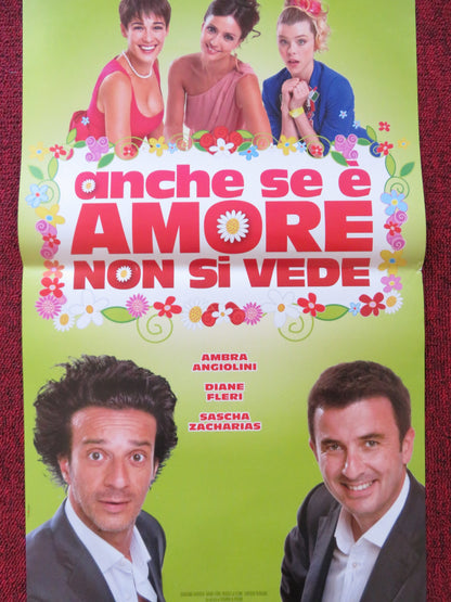 ANCHE SE E AMORE NON SI VERDE ITALIAN LOCANDINA POSTER AMBRA ANGIOLINI 2011