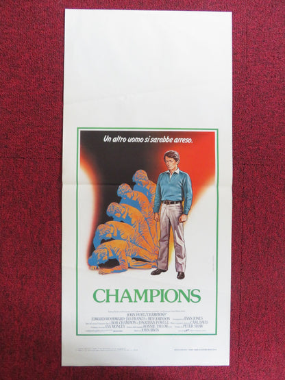 CHAMPIONS ITALIAN LOCANDINA POSTER JOHN HURT EDWARD WOODWARD 1984