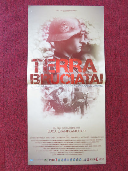 TERRA BRUCIATA ITALIAN LOCANDINA POSTER LUCA GIANFRANCESCO 2018