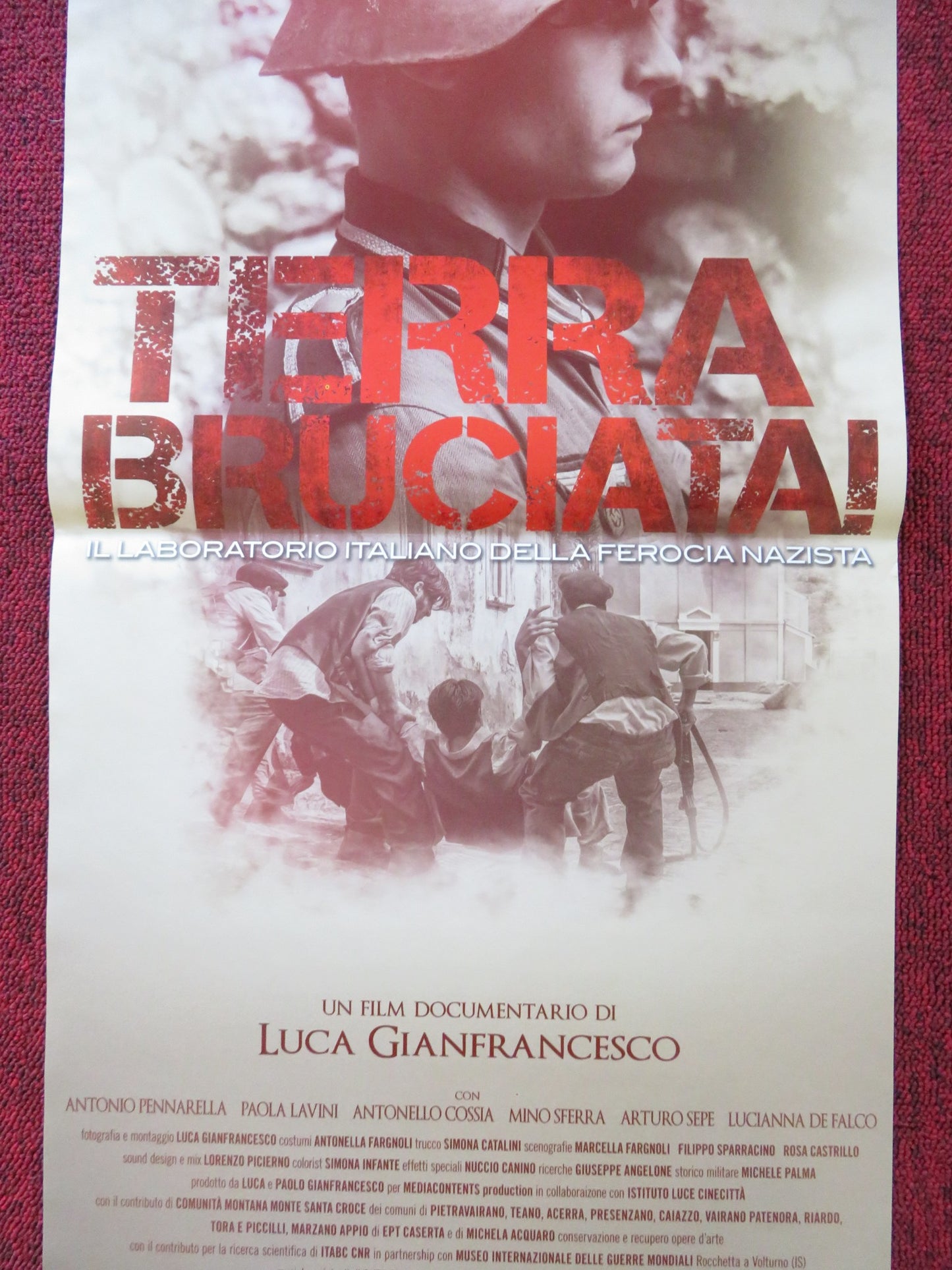 TERRA BRUCIATA ITALIAN LOCANDINA POSTER LUCA GIANFRANCESCO 2018