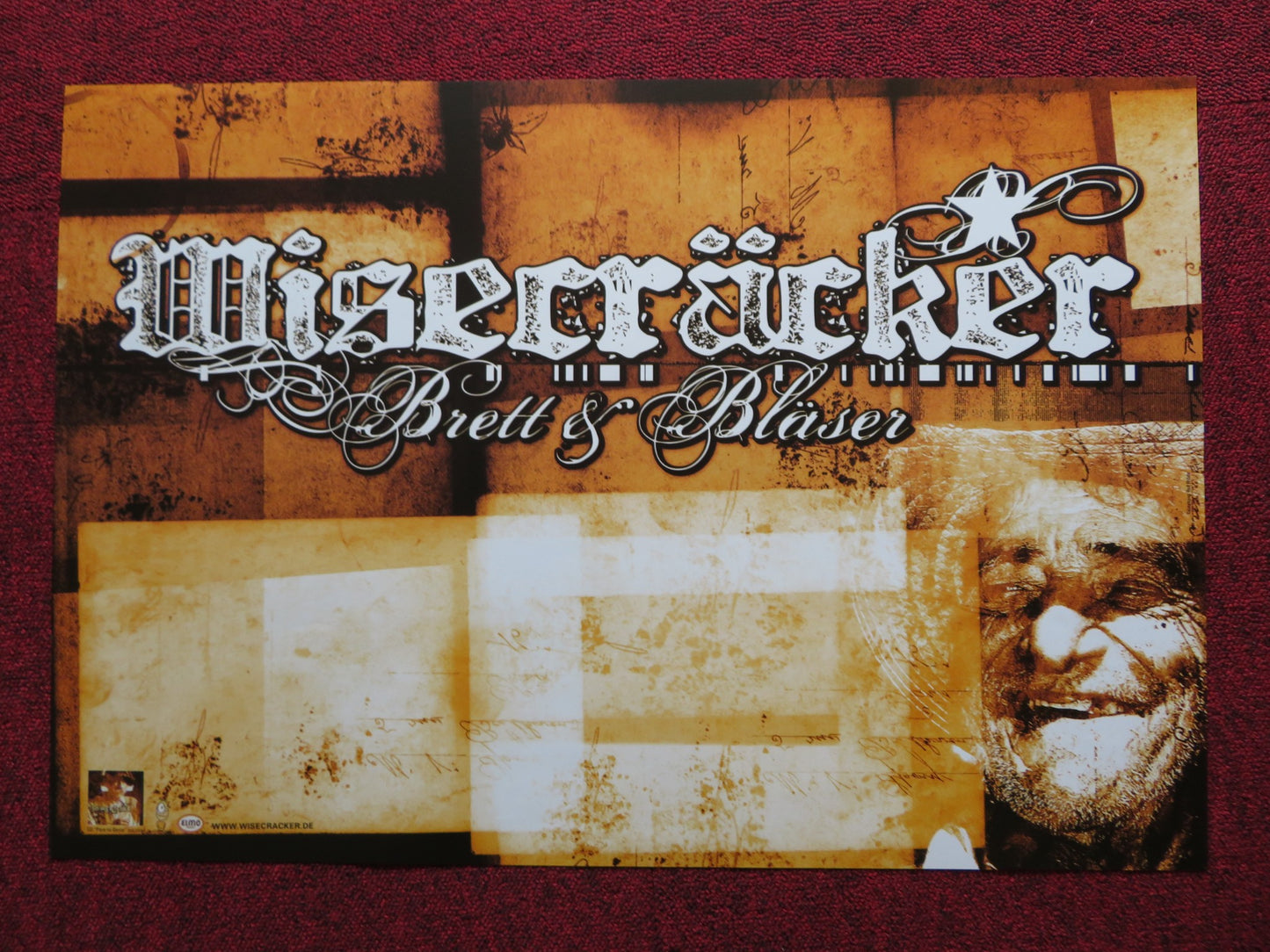 WISECRACKER GERMAN MUSIC PROMO POSTER ALBUM POSTER 2003