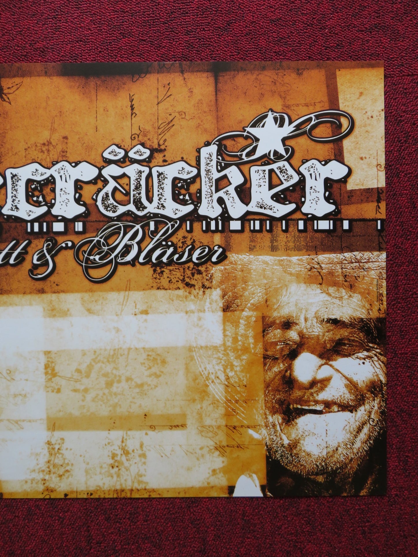 WISECRACKER GERMAN MUSIC PROMO POSTER ALBUM POSTER 2003