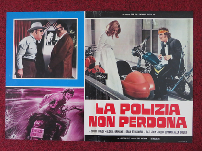 THE LONERS ITALIAN FOTOBUSTA POSTER SCOTT BRADY GLORIA GRAHAME D.STOCKWELL 1972