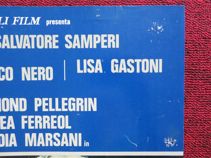 SUBMISSION - B ITALIAN FOTOBUSTA POSTER FRANCO NERO LISA GASTONI 1976