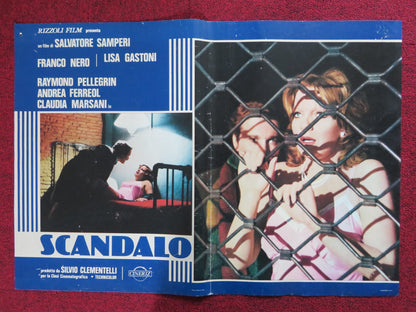 SUBMISSION - E ITALIAN FOTOBUSTA POSTER FRANCO NERO LISA GASTONI 1976