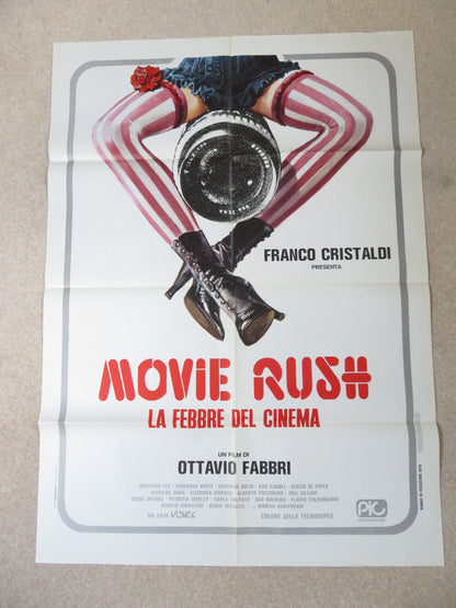 MOVIE RUSH - LE FEBBRE DEL CINEMA ITALIAN 2 FOGLIO POSTER BENJAMIN LEV 1976