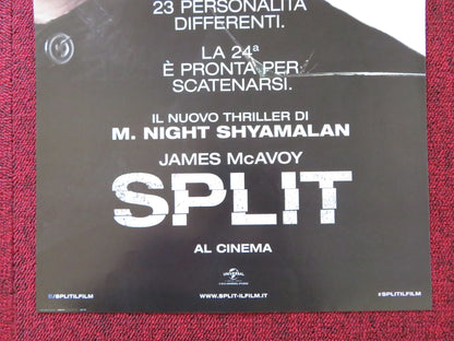 SPLIT ITALIAN LOCANDINA POSTER JAMES MCAVOY 2016