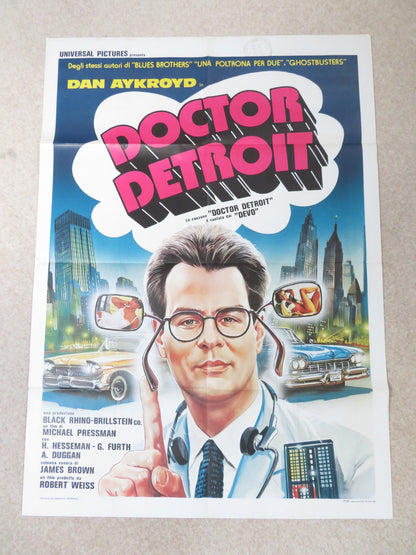 DOCTOR DETROIT ITALIAN 2 FOGLIO POSTER DAN AYKROYD HOWARD HESSEMAN 1983