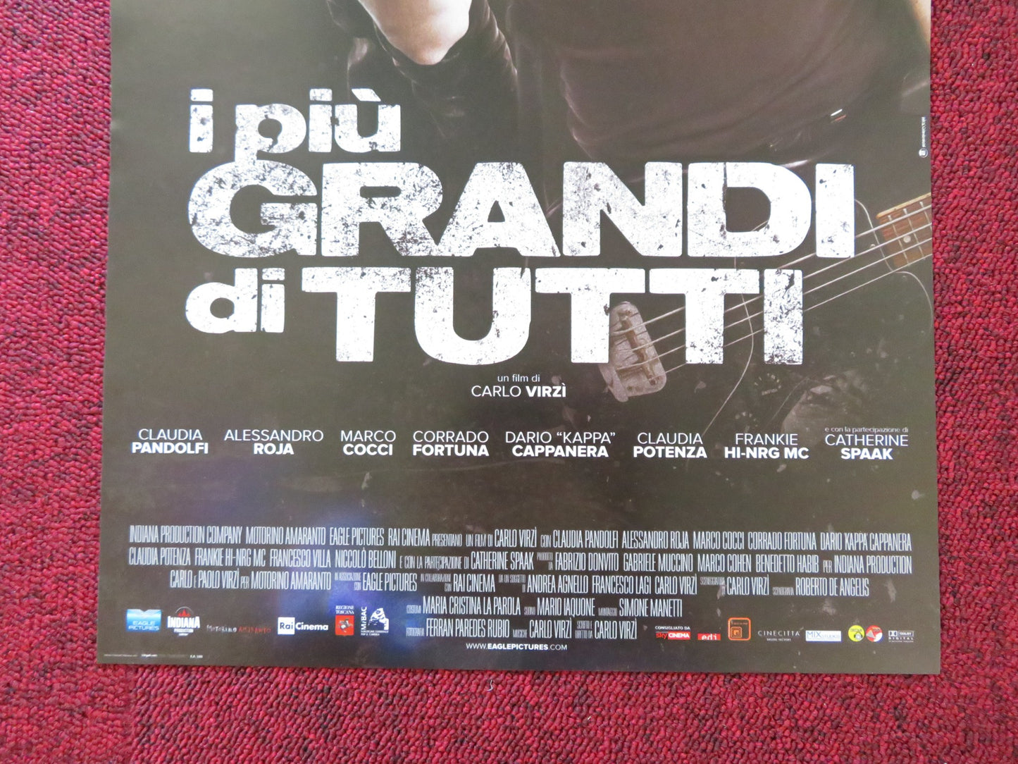 I PIU GRANDI DI TUTTI PERFETTI ITALIAN LOCANDINA POSTER CLAUDIA PANDOLFI 2011