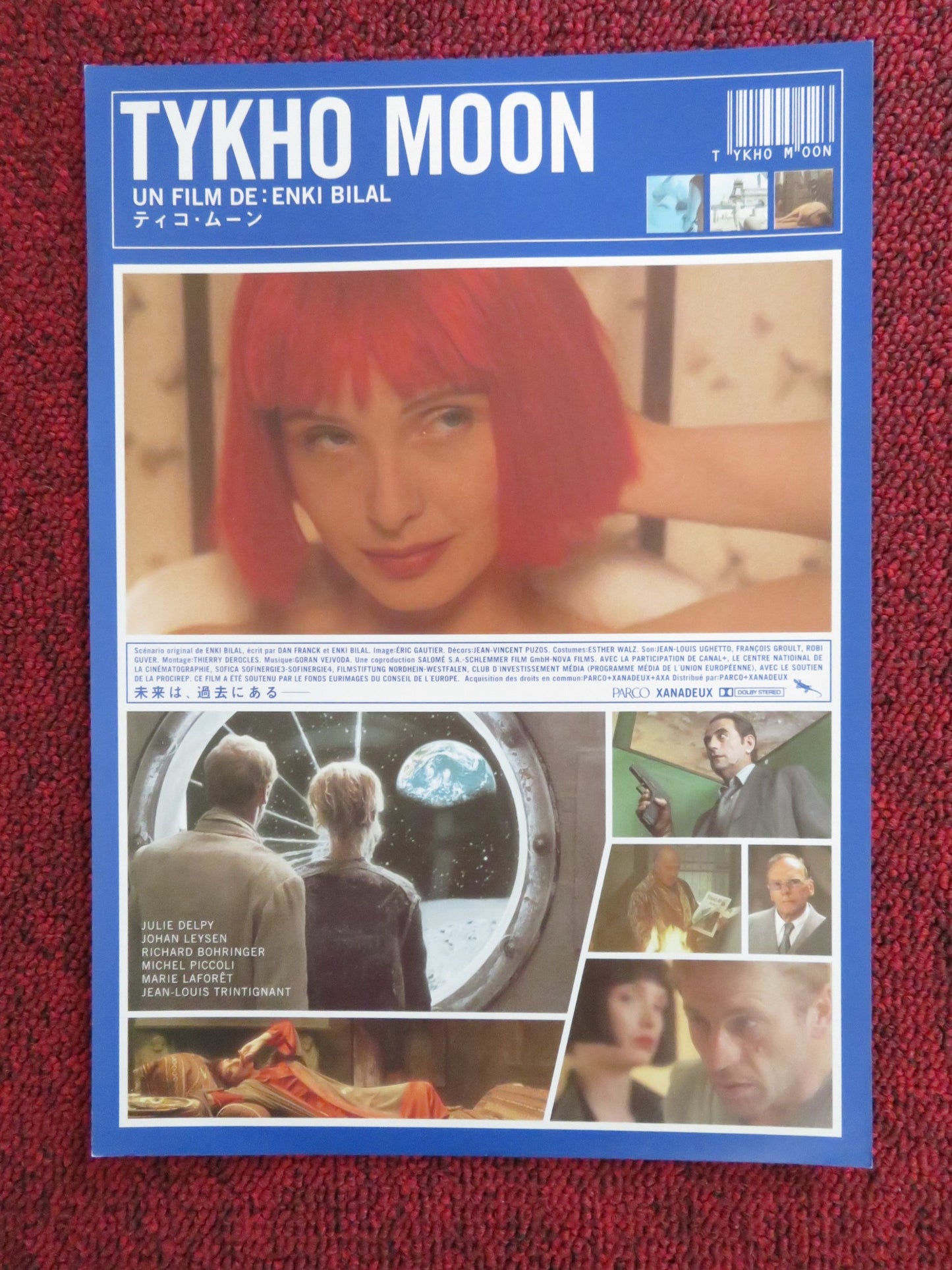 TYKHO MOON JAPANESE CHIRASHI (B5) POSTER JULIE DELPY JOHAN LEYSEN 1996