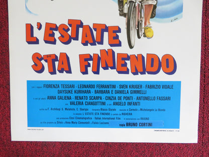 L'ESTATE STA FINENDO ITALIAN LOCANDINA POSTER FIORENZA TESSARI 1987