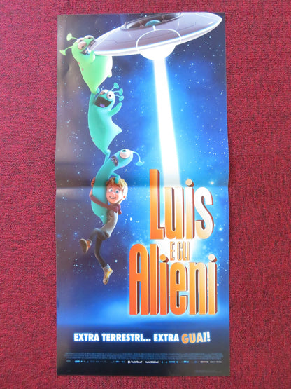 LUIS AND THE ALIENS ITALIAN LOCANDINA POSTER CALLUM MALONEY 2018