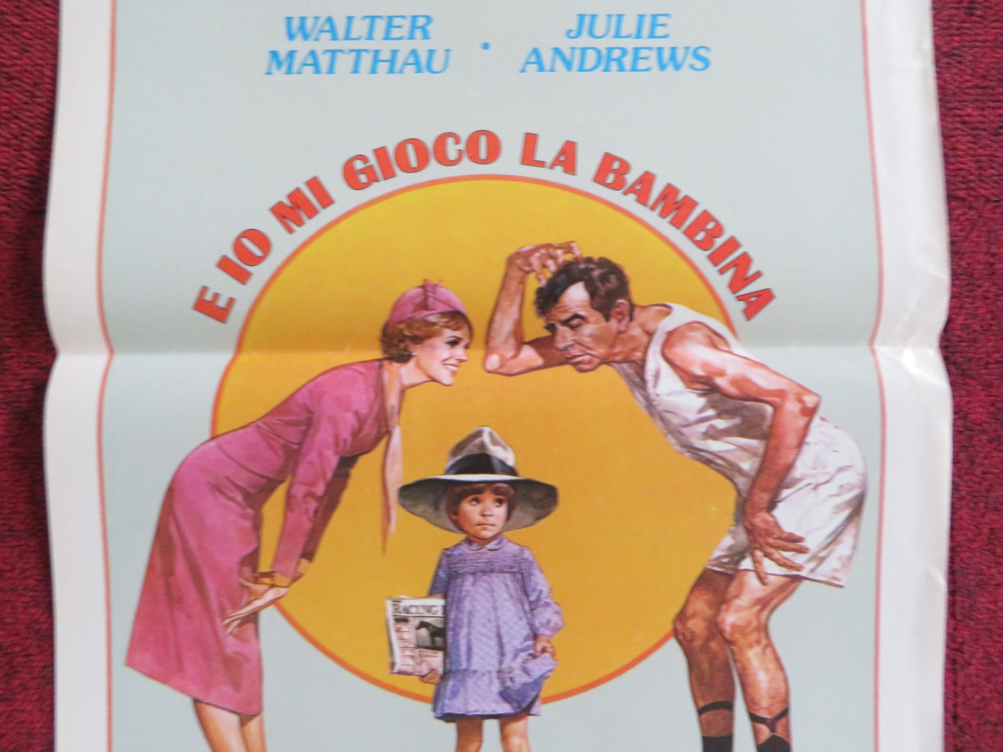 LITTLE MISS MARKER ITALIAN LOCANDINA POSTER WALTER MATTHAU JULIE ANDREWS 1980