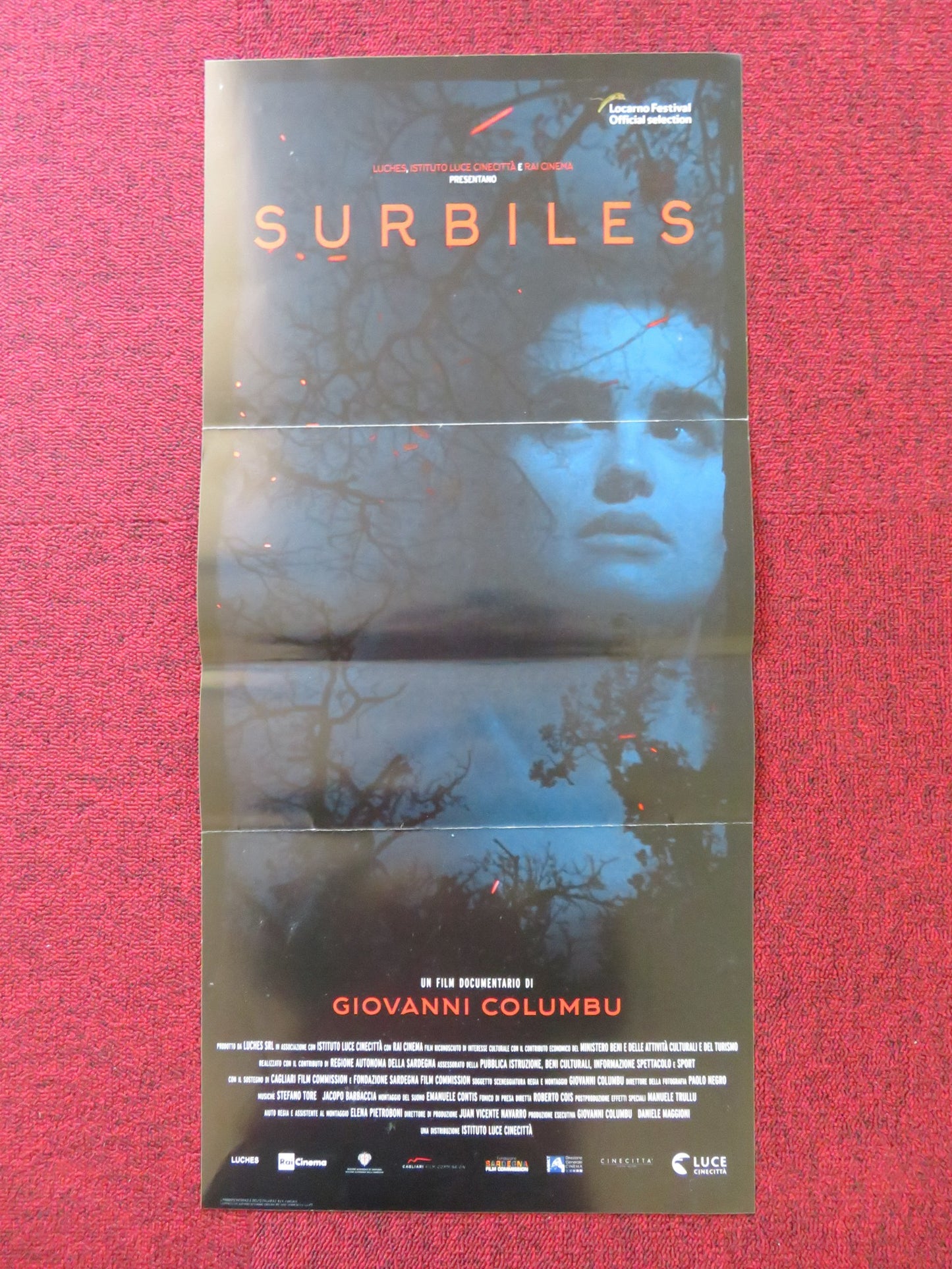 SURBILES ITALIAN LOCANDINA POSTER GIOVANNI COLUMBU 2017