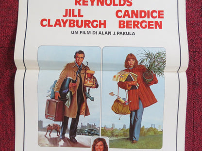 STARTING OVER ITALIAN LOCANDINA POSTER BURT REYNOLDS JILL CLAYBURGH 1980