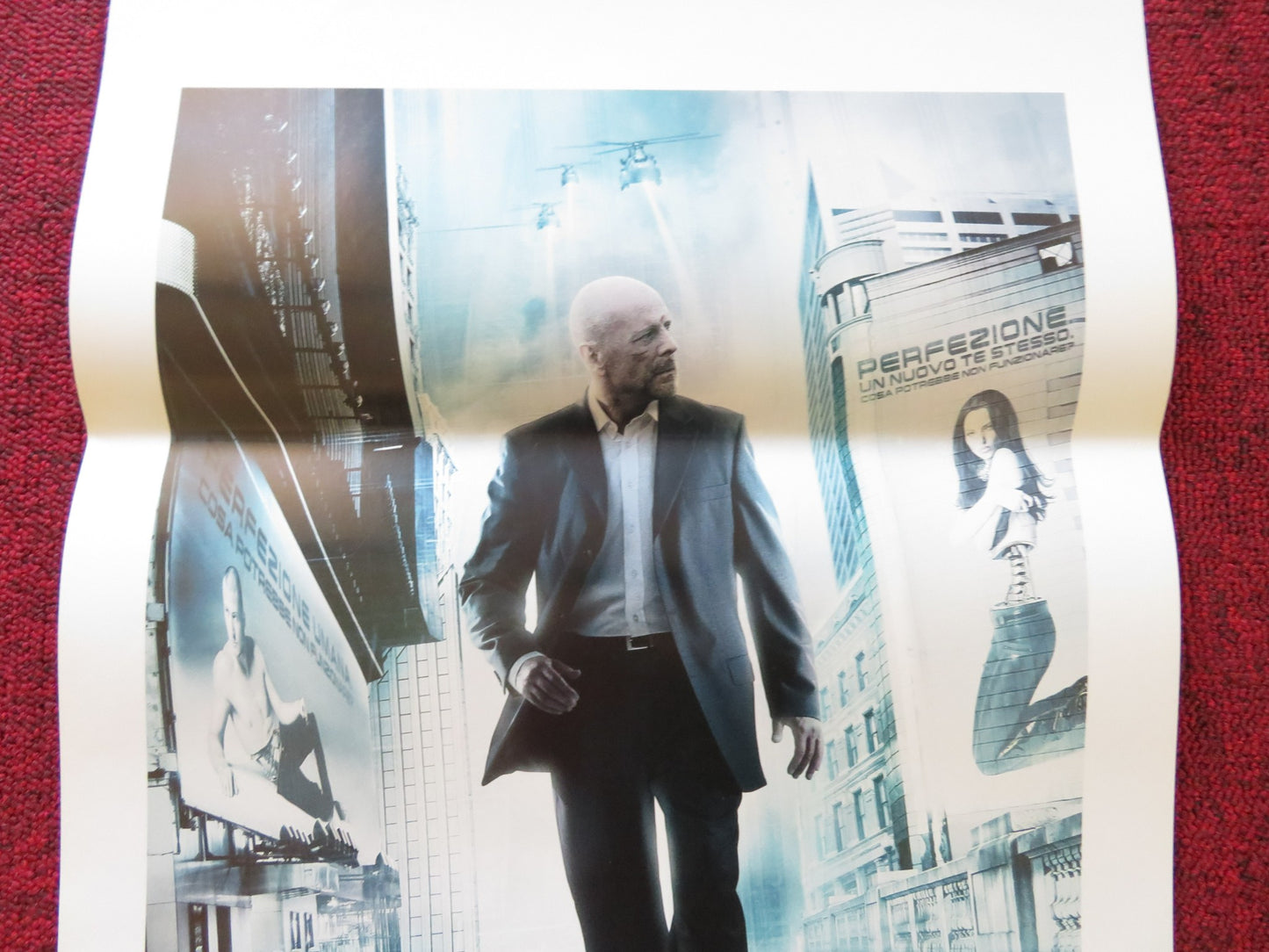 SURROGATES ITALIAN LOCANDINA POSTER BRUCE WILLIS 2009