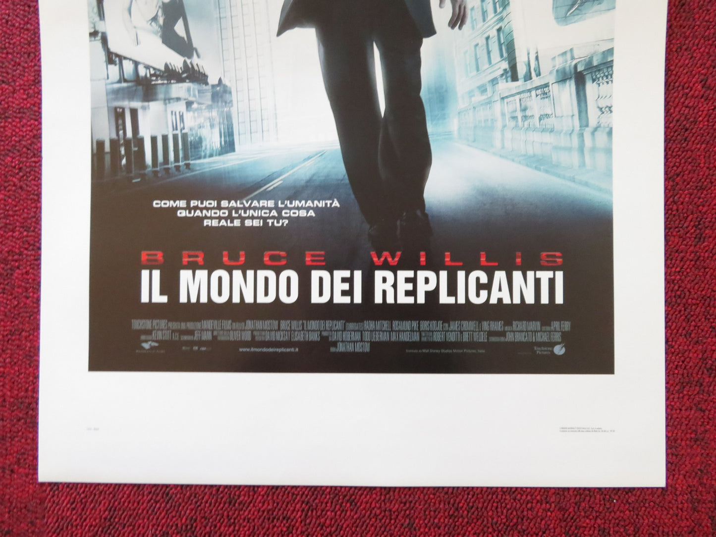 SURROGATES ITALIAN LOCANDINA POSTER BRUCE WILLIS 2009