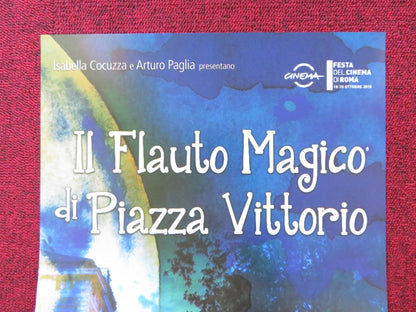 IL FLAUTO MAGICO DI PIAZZA VITTORIO ITALIAN LOCANDINA POSTER MARIO TRONCO 2018