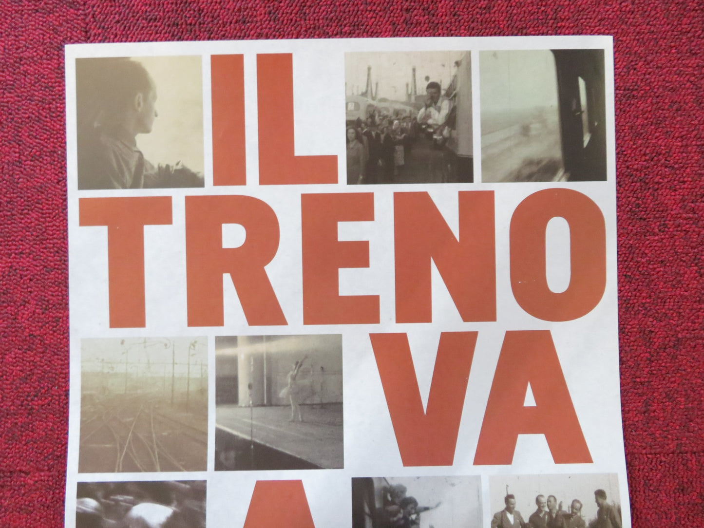 IL TRENO VA A MOSCA VITTORIO ITALIAN LOCANDINA POSTER FEDERICO FERRONE 2013