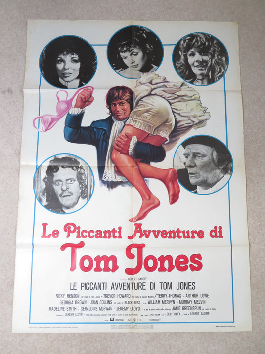 THE BAWDY ADVENTURES OF TOM JONES ITALIAN 2 FOGLIO POSTER NICKY HENSON 1976