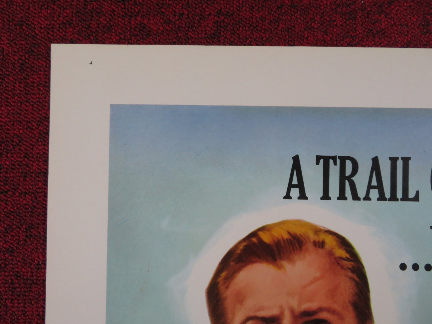 THE DESPERADO TRAIL FOLDED US ONE SHEET POSTER LEX BARKER PIERRE BRICE  1966