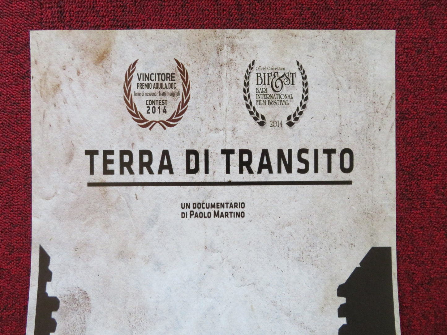 TERRA DI TRANSITO ITALIAN LOCANDINA POSTER PAOLO MARTINO 2014