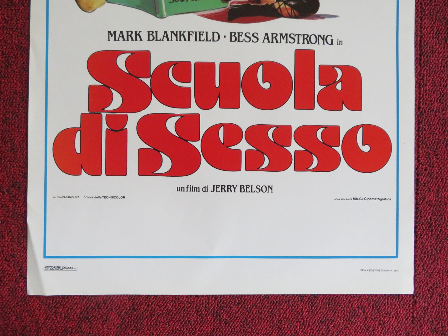 JEKYLL AND HYDE... TOGETHER AGAIN ITALIAN LOCANDINA POSTER MARK BLANKFIELD 1986