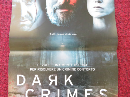 DARK CRIMES ITALIAN LOCANDINA POSTER MARTON CSOKAS JIM CARREY  2016