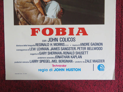 PHOBIA ITALIAN LOCANDINA POSTER PAUL MICHAEL GLAZER SUSAN HOGAN 1980