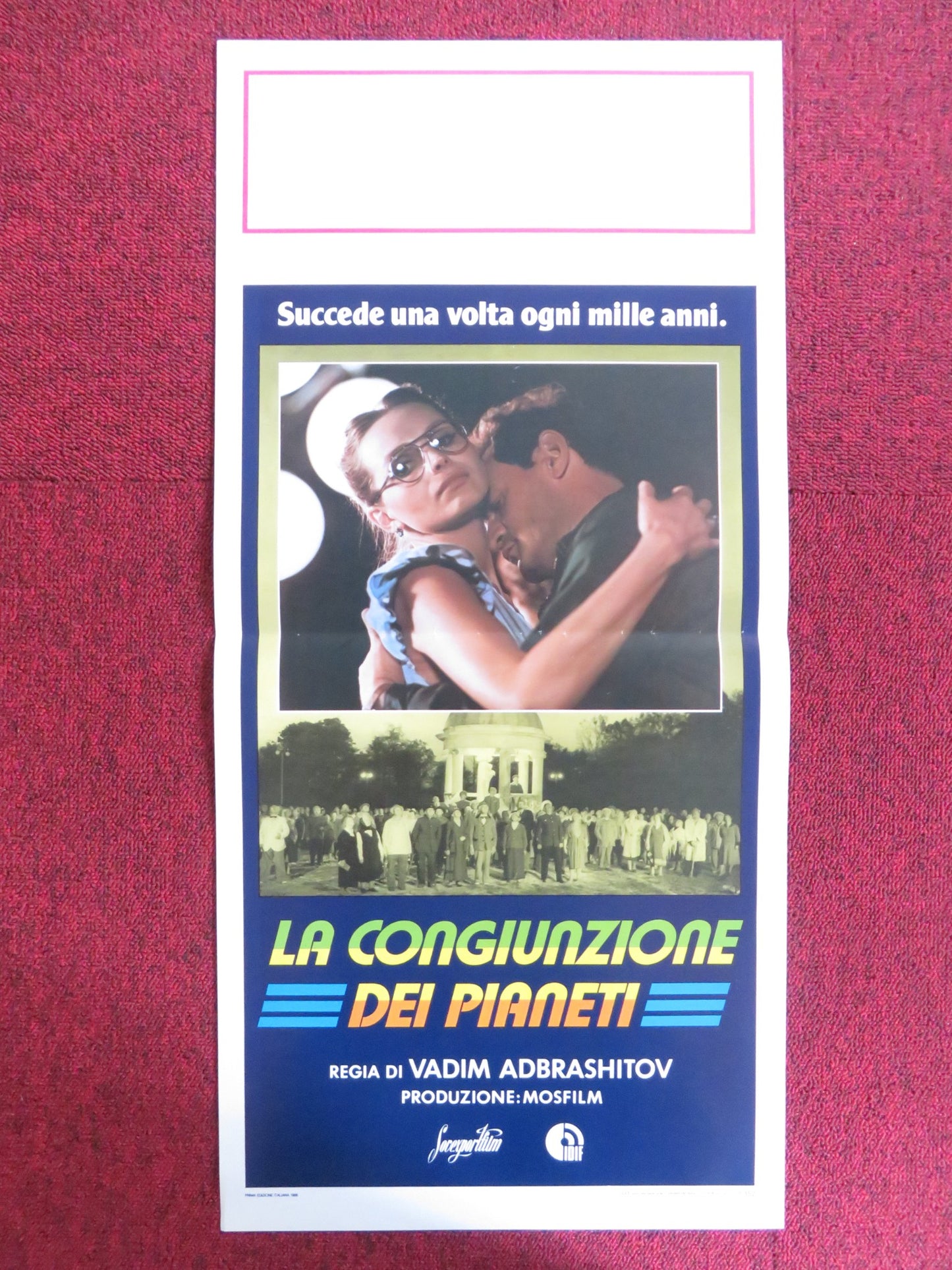 LA CONGIUNZIONE DEI PIANETI  ITALIAN LOCANDINA POSTER OLEG BORISOV 1984