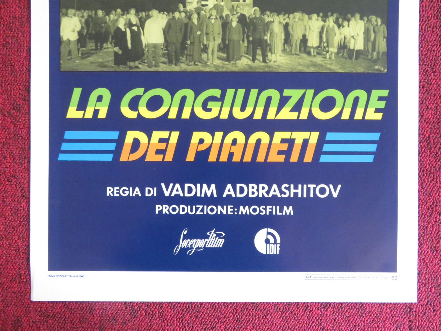 LA CONGIUNZIONE DEI PIANETI  ITALIAN LOCANDINA POSTER OLEG BORISOV 1984