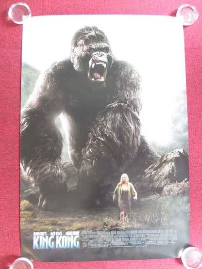 KING KONG - A US ONE SHEET ROLLED POSTER JACK BLACK NAOMI WATTS 2005