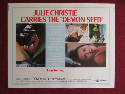 DEMON SEED STYLE B US HALF SHEET (22"x 28") POSTER JULIE CHRISTIE F. WEAVER 1977