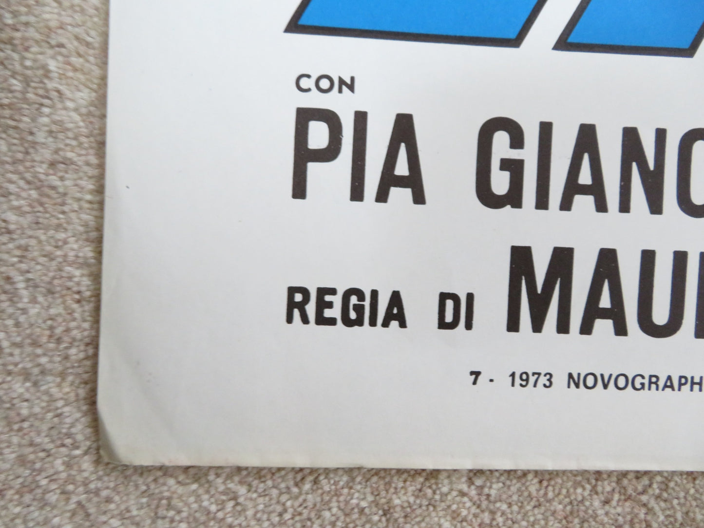 MAMMA.. LI TURCHI! ITALIAN 2 FOGLIO POSTER ORESTE LIONELLO PIA GIANCARO 1973